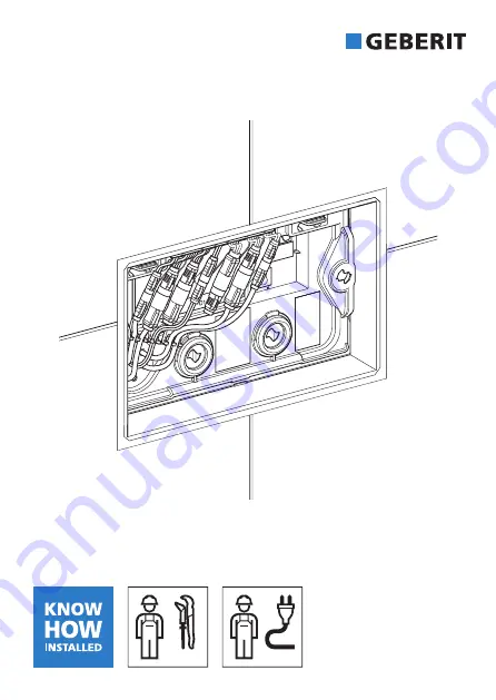 Geberit Duofix Element Installation Manual Download Page 1