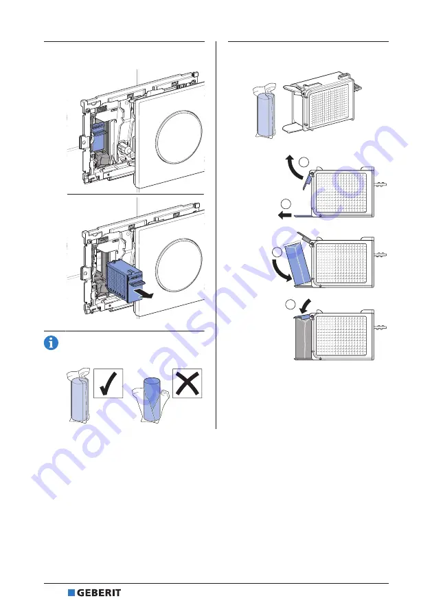 Geberit DuoFresh 115.050.BZ.2 User Manual Download Page 62