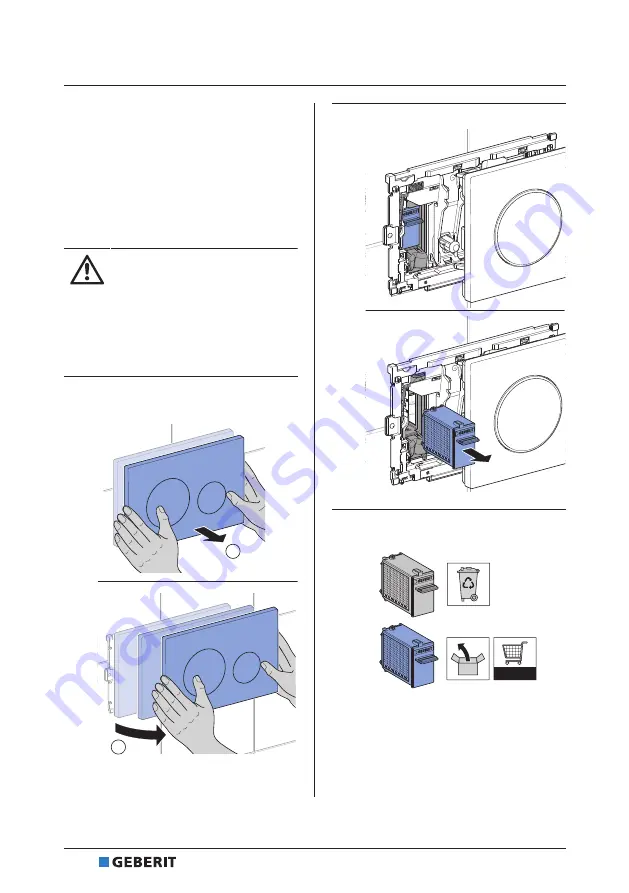 Geberit DuoFresh 115.050.BZ.2 User Manual Download Page 74