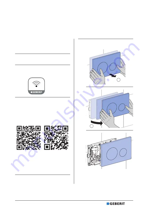 Geberit DuoFresh 115.050.BZ.2 User Manual Download Page 107