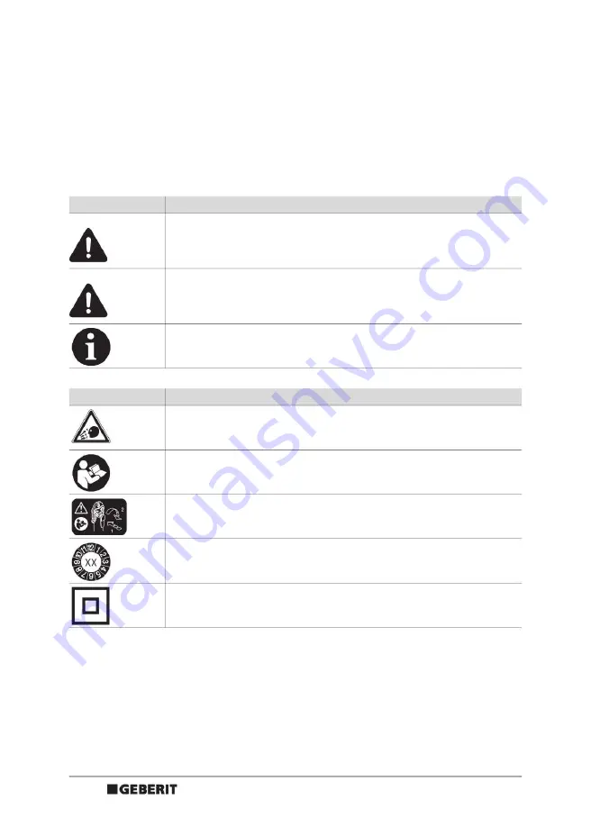 Geberit EFP 202 Operation Manual Download Page 226