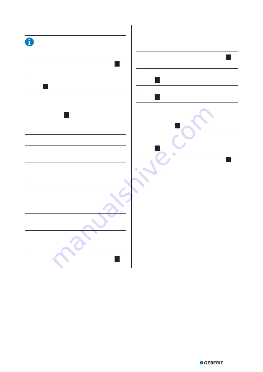 Geberit HS30 Maintenance Manual Download Page 145