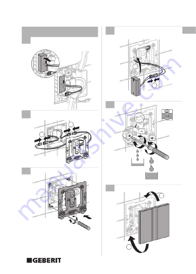 Geberit HyTronic Operating Instructions Manual Download Page 13