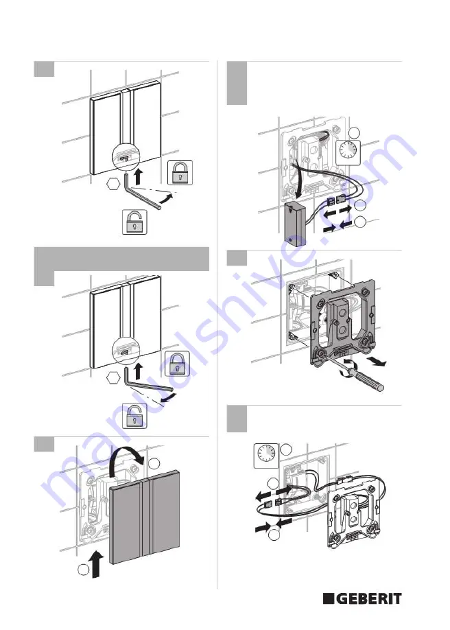 Geberit HyTronic Operating Instructions Manual Download Page 104