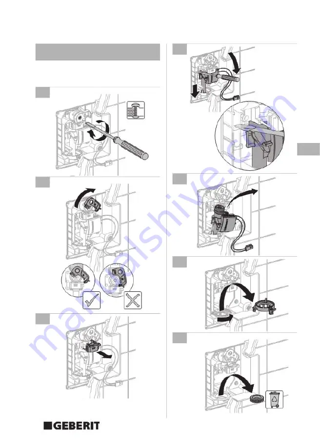 Geberit HyTronic Operating Instructions Manual Download Page 155