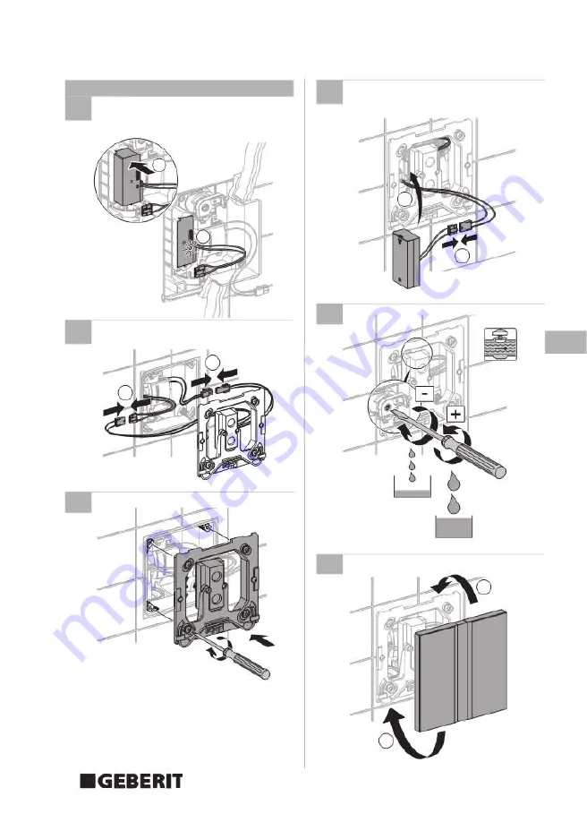 Geberit HyTronic Operating Instructions Manual Download Page 211