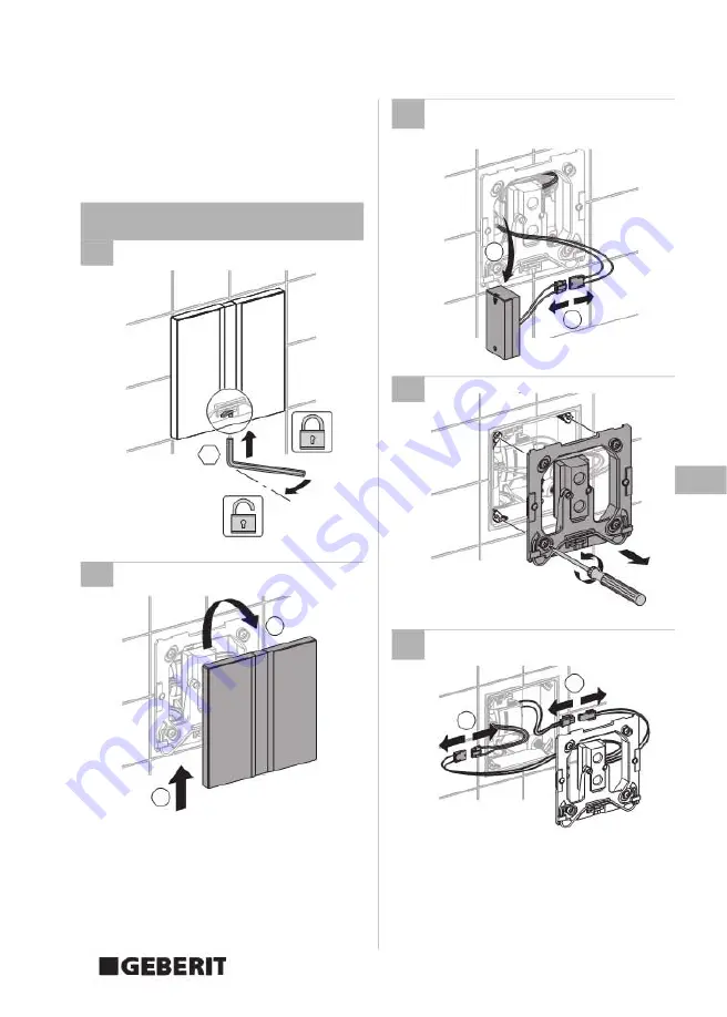 Geberit HyTronic Operating Instructions Manual Download Page 241