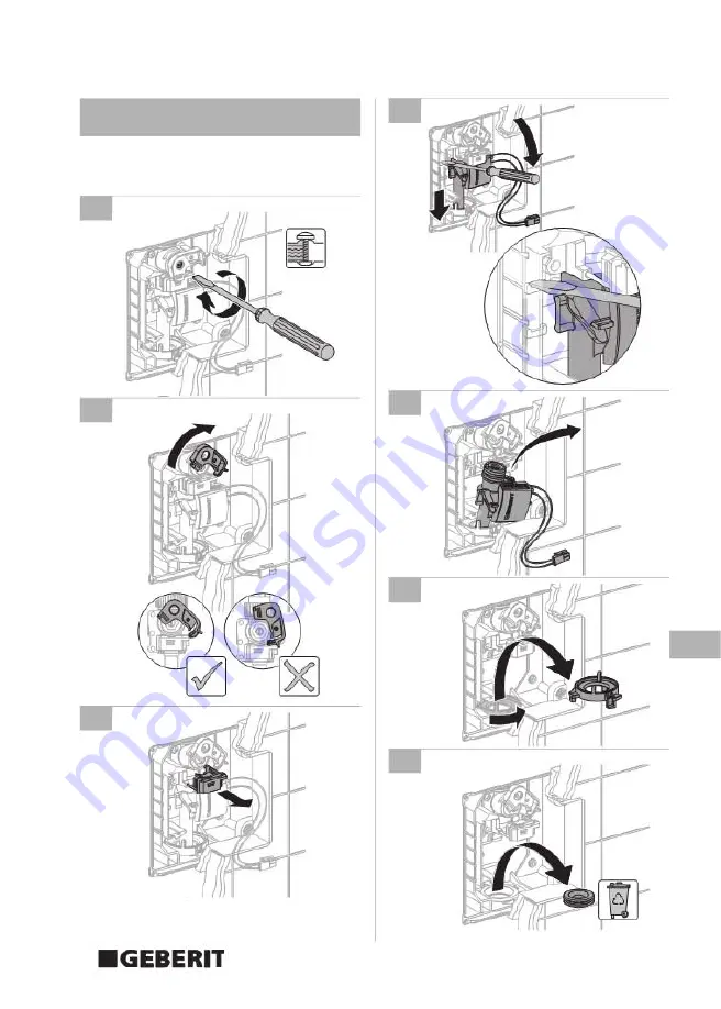 Geberit HyTronic Operating Instructions Manual Download Page 353