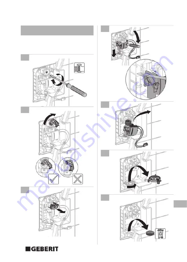 Geberit HyTronic Operating Instructions Manual Download Page 443