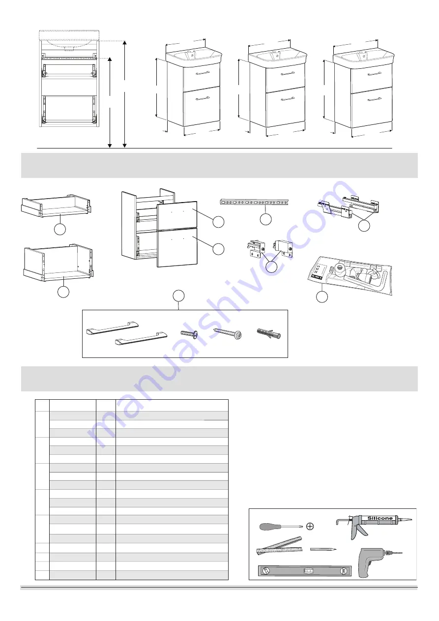 Geberit IDO Glow 500/9616321001 Скачать руководство пользователя страница 3