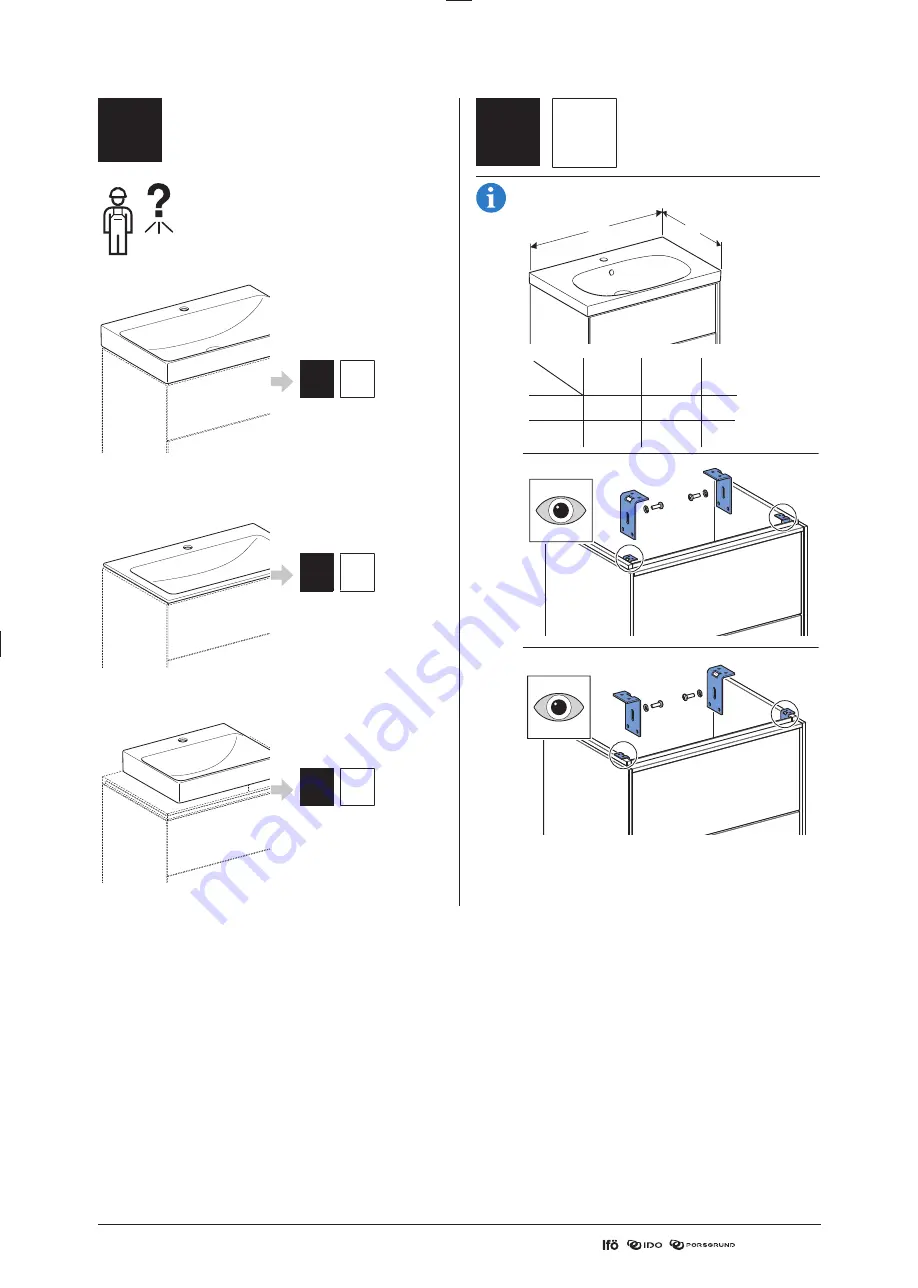 Geberit Ifo Sense Art Installation Manual Download Page 9