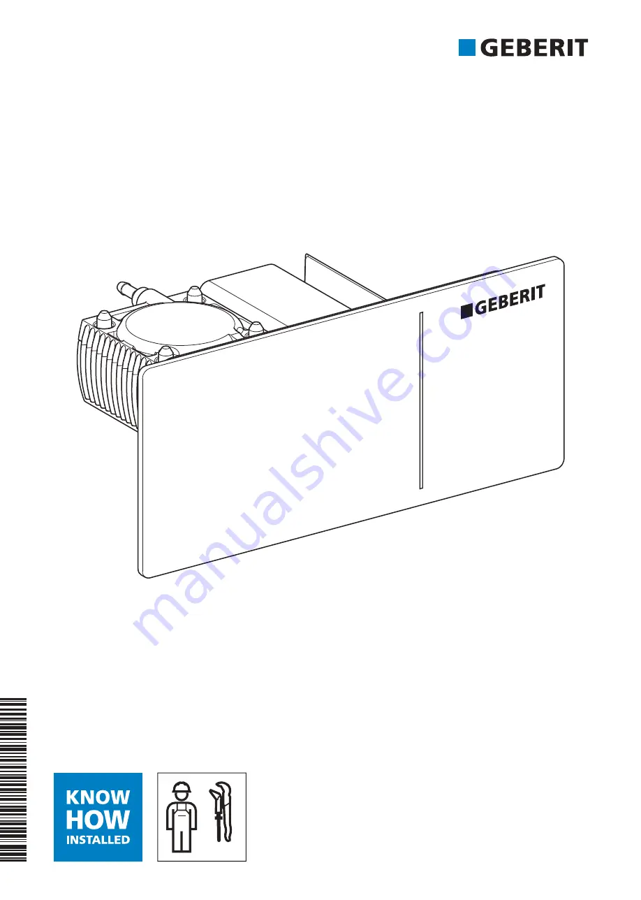 Geberit Omega 70 115.084.SI.1 Installation Manual Download Page 1