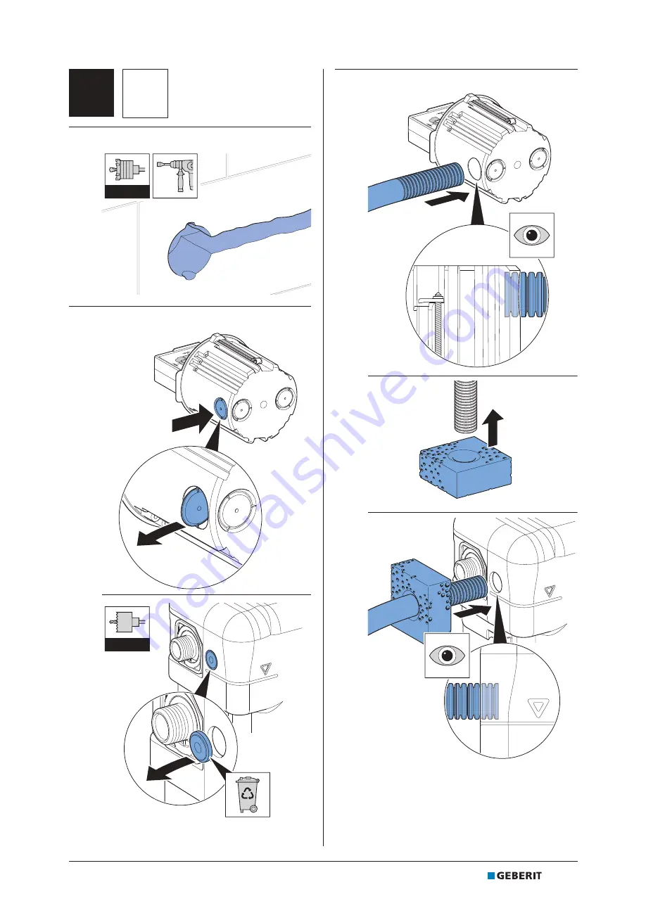 Geberit Omega 70 115.084.SI.1 Installation Manual Download Page 3