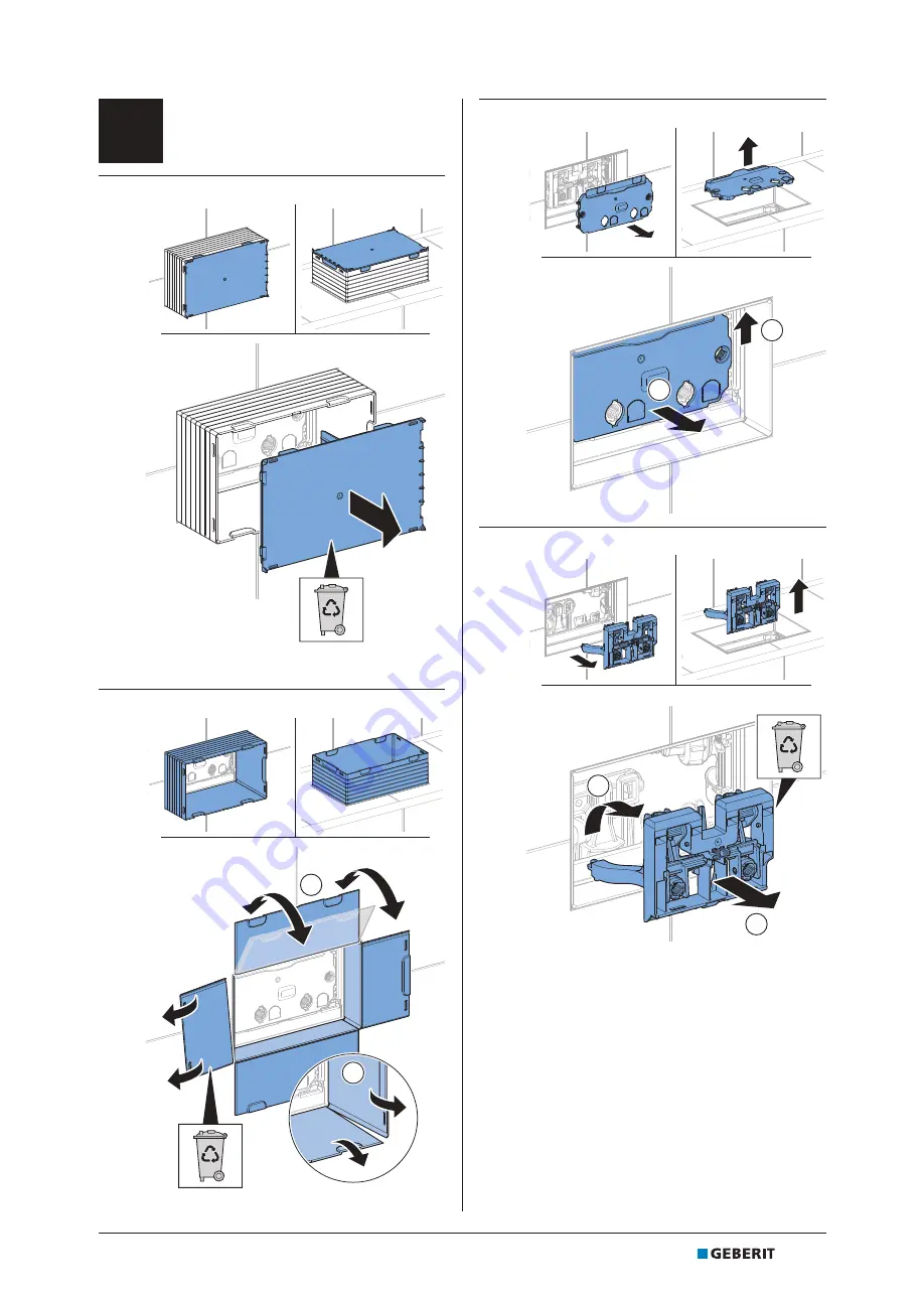 Geberit Omega 70 115.084.SI.1 Installation Manual Download Page 7