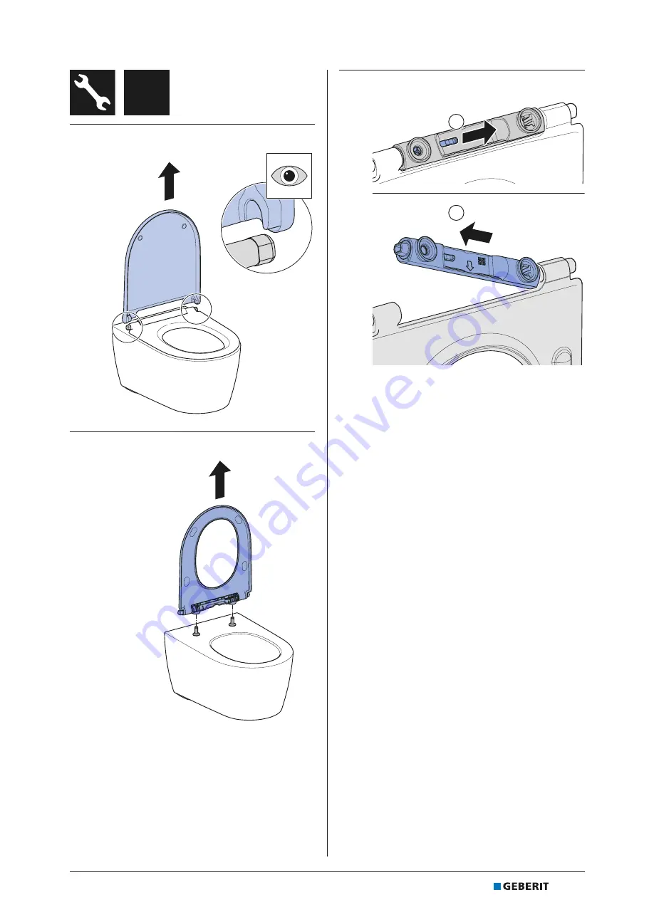 Geberit ONE 500202011 Care Instructions Download Page 31