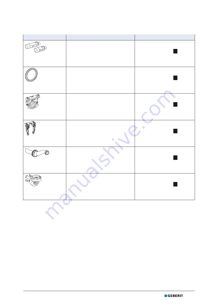 Geberit ONE Wand-WC Maintenance Manual Download Page 59