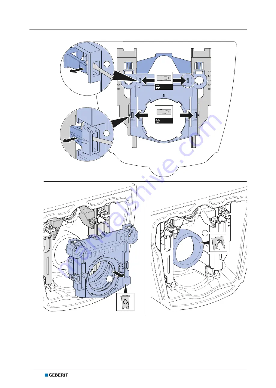 Geberit ONE Wand-WC Maintenance Manual Download Page 94