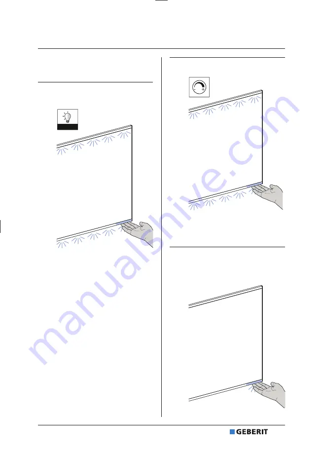 Geberit Option Plus Square Quick Manual Download Page 47