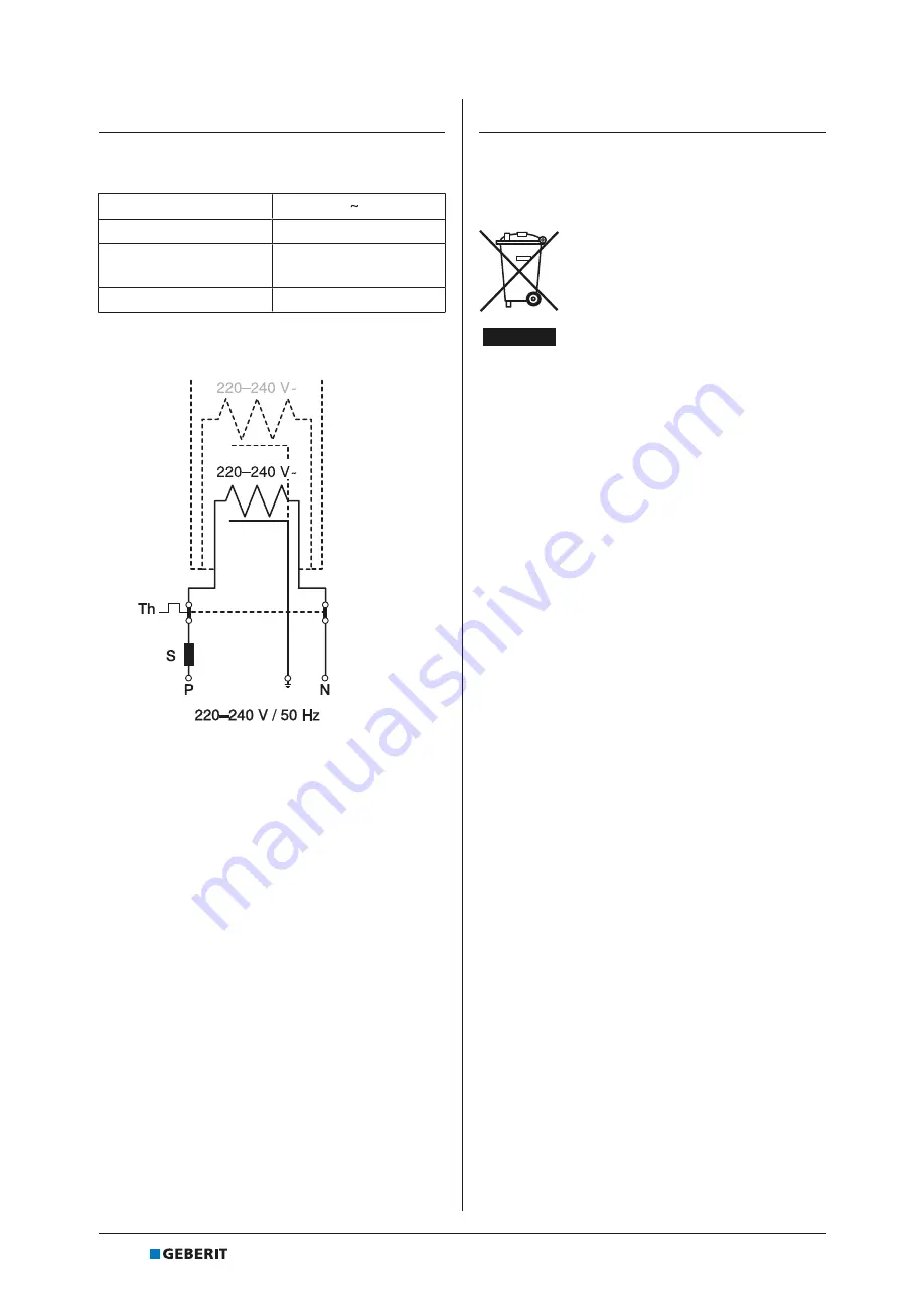 Geberit Pluvia 359.971.00.1 Installation Manual Download Page 12