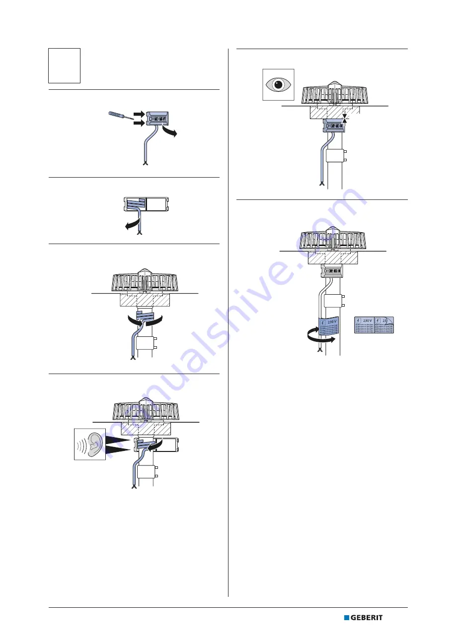 Geberit Pluvia 359.971.00.1 Installation Manual Download Page 65