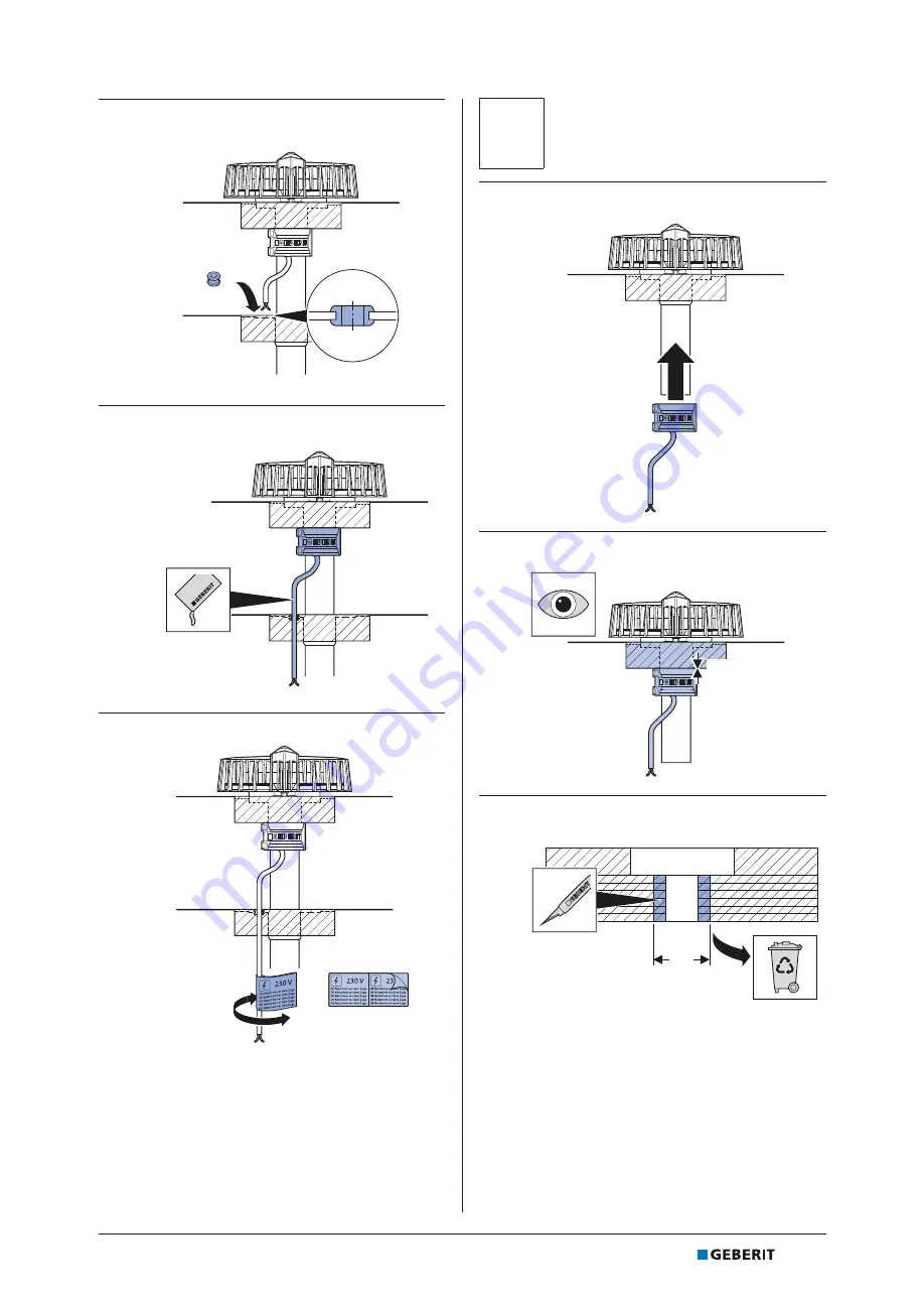 Geberit Pluvia Installation Manual Download Page 63