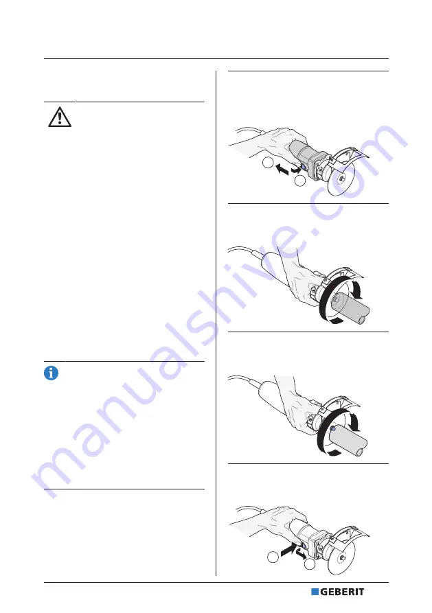 Geberit RE 1 Operation Manual Download Page 55