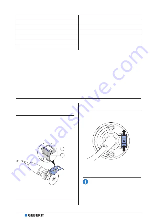 Geberit RE 1 Operation Manual Download Page 98