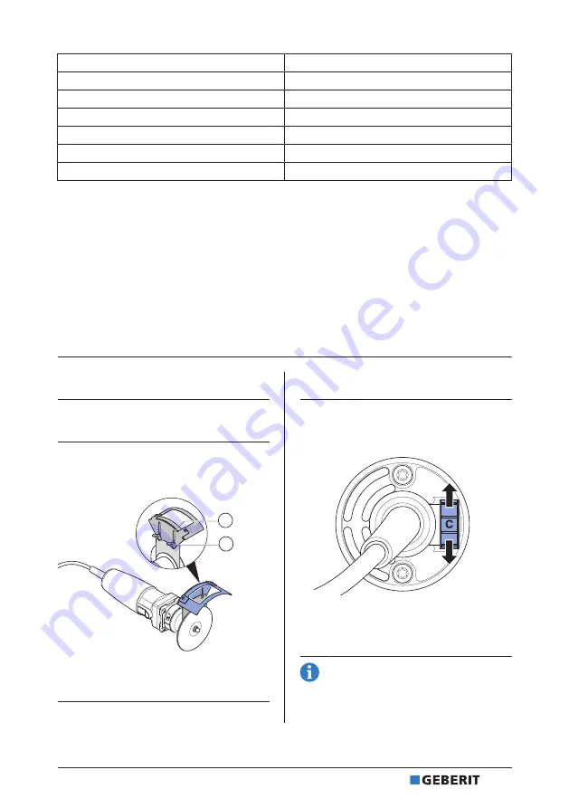 Geberit RE 1 Operation Manual Download Page 109