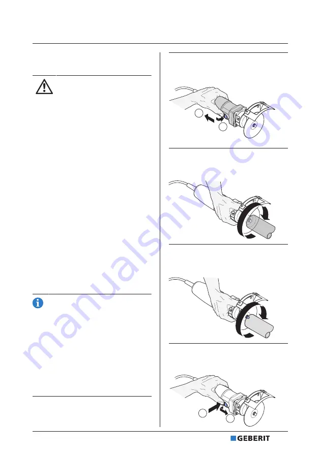 Geberit RE 1 Operation Manual Download Page 143