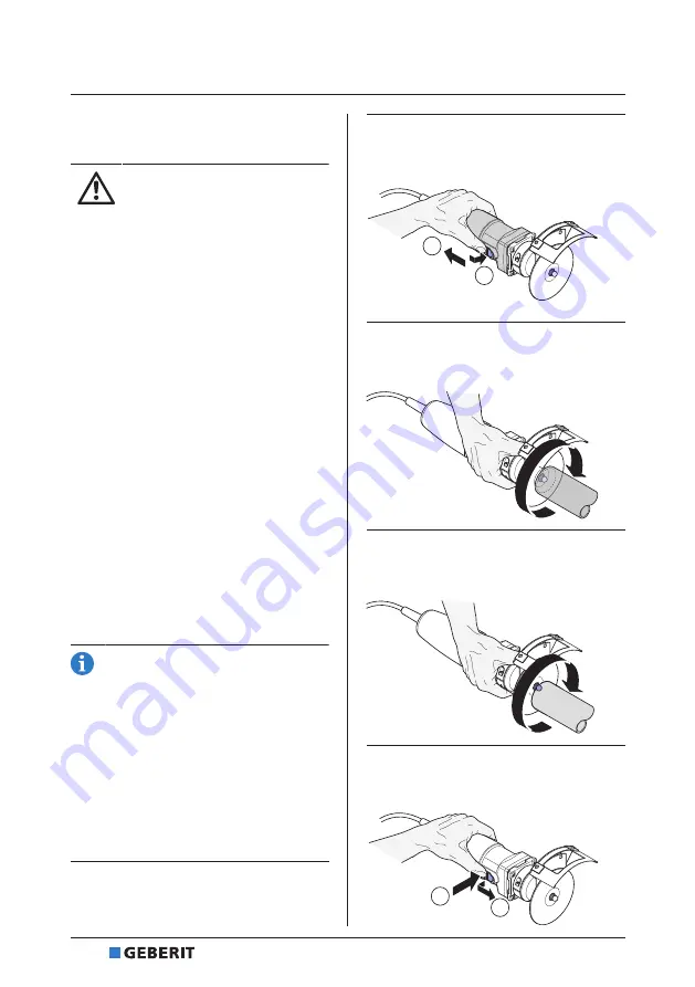 Geberit RE 1 Operation Manual Download Page 154