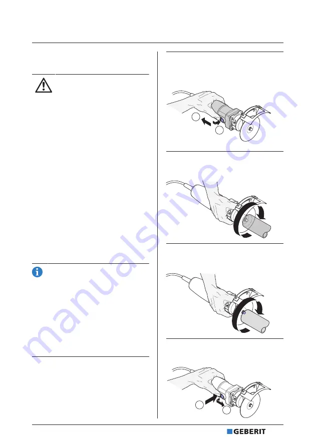 Geberit RE 1 Operation Manual Download Page 209