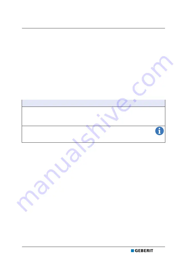 Geberit Selva 116.075.00.1 Operation Manual Download Page 27