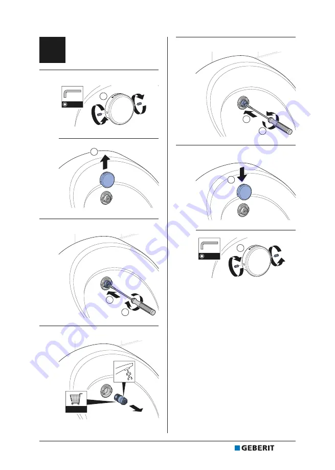 Geberit Selva 116.075.00.1 Operation Manual Download Page 41