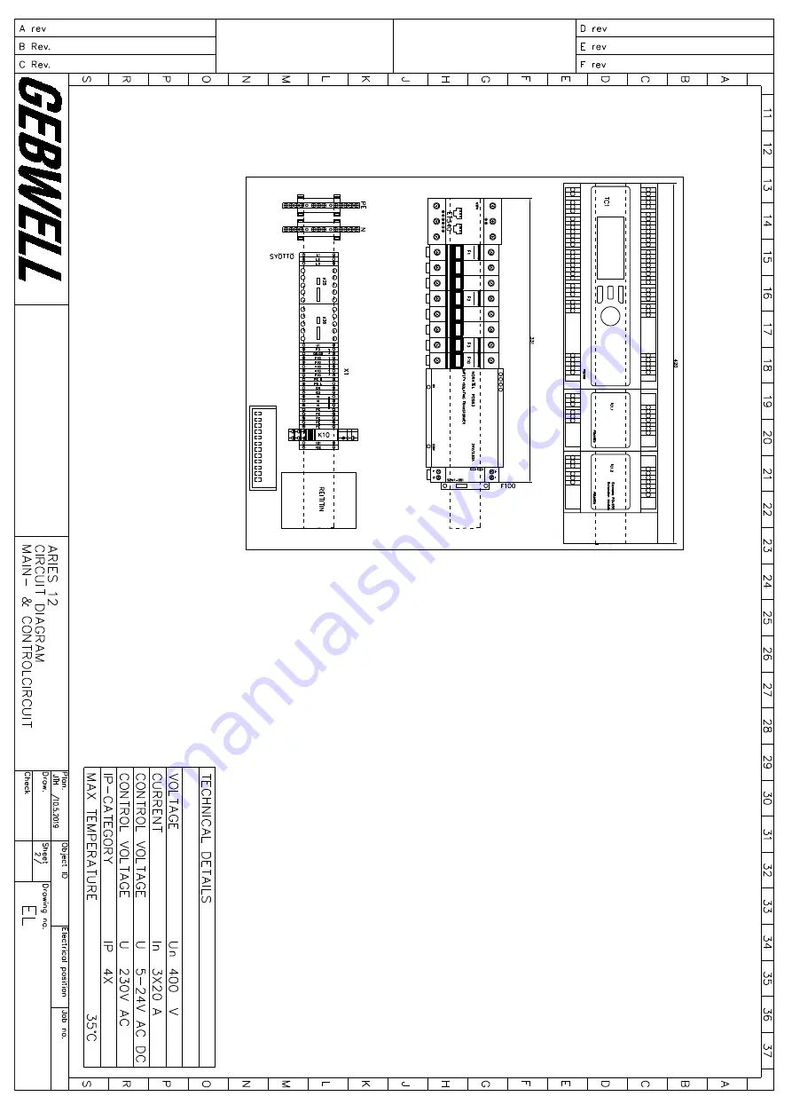 Gebwell Aries 12 Installation And Commissioning Manual Download Page 52