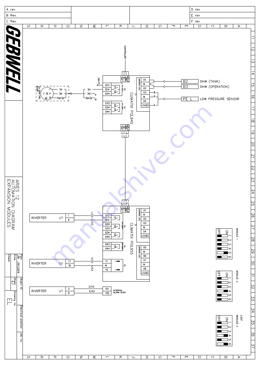 Gebwell Aries 12 Installation And Commissioning Manual Download Page 58