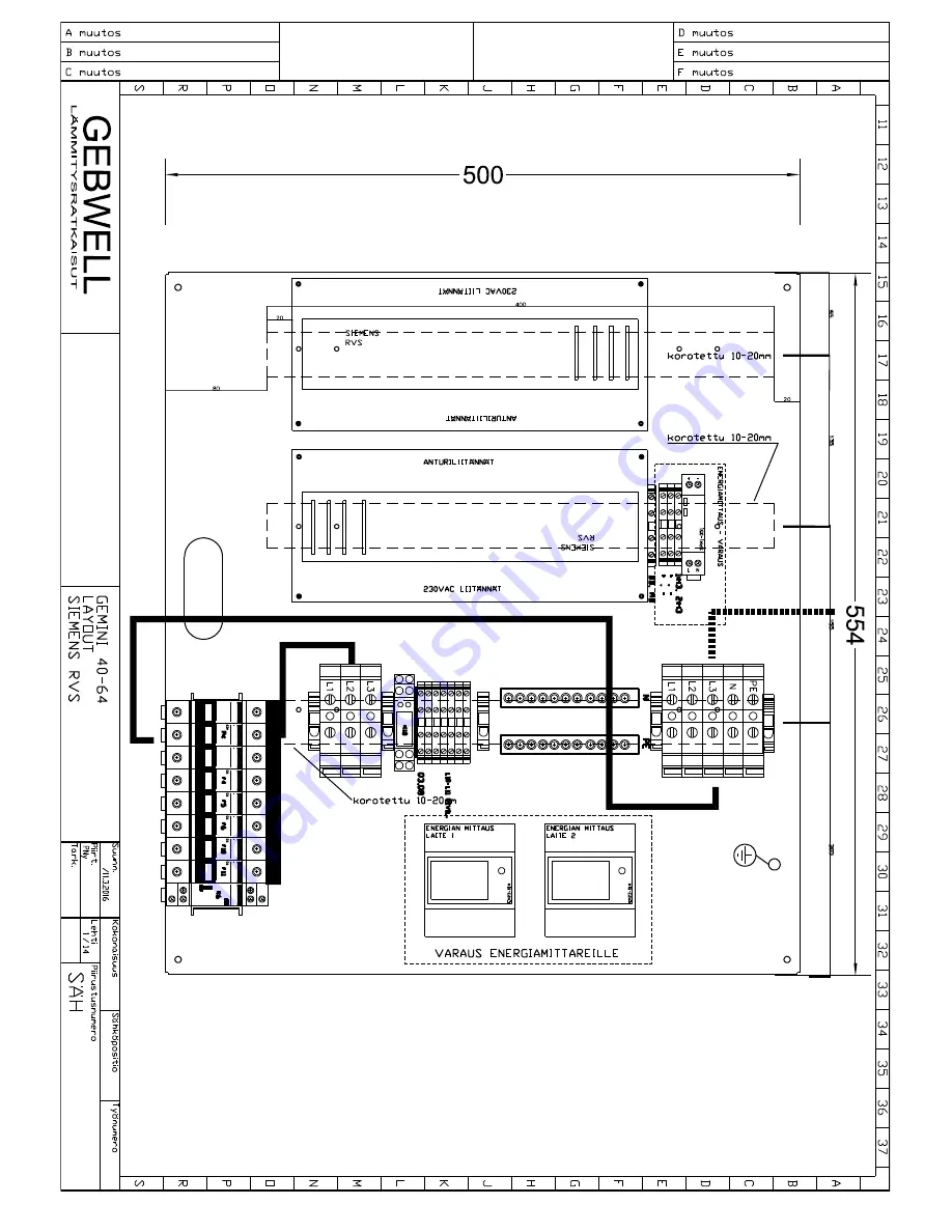 Gebwell GEMINI 40 Installation, Operation And Maintenance Manual Download Page 58