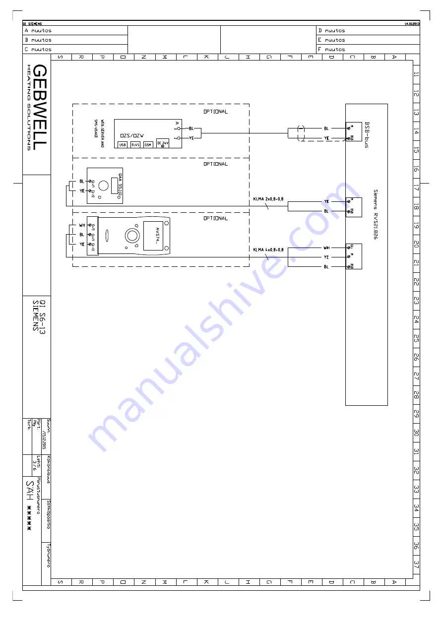 Gebwell Qi 10 Installation, Operation And Maintenance Manual Download Page 58