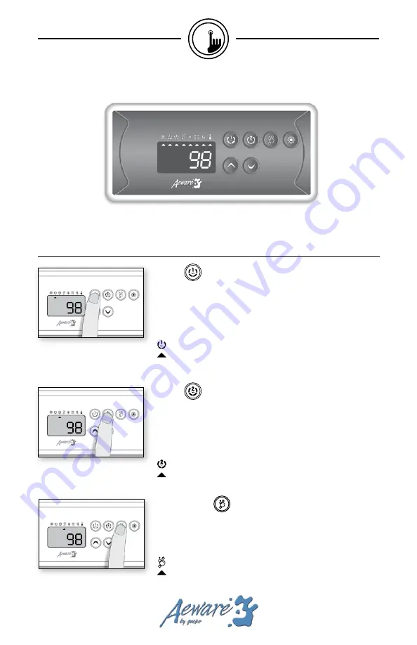 Gecko Aeware k-35-in Quick Reference Card Download Page 1