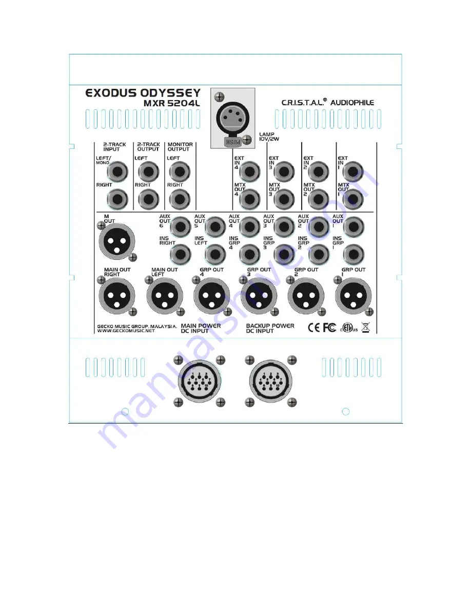 Gecko EXODUS ODYSSEY MXR3604L Скачать руководство пользователя страница 9