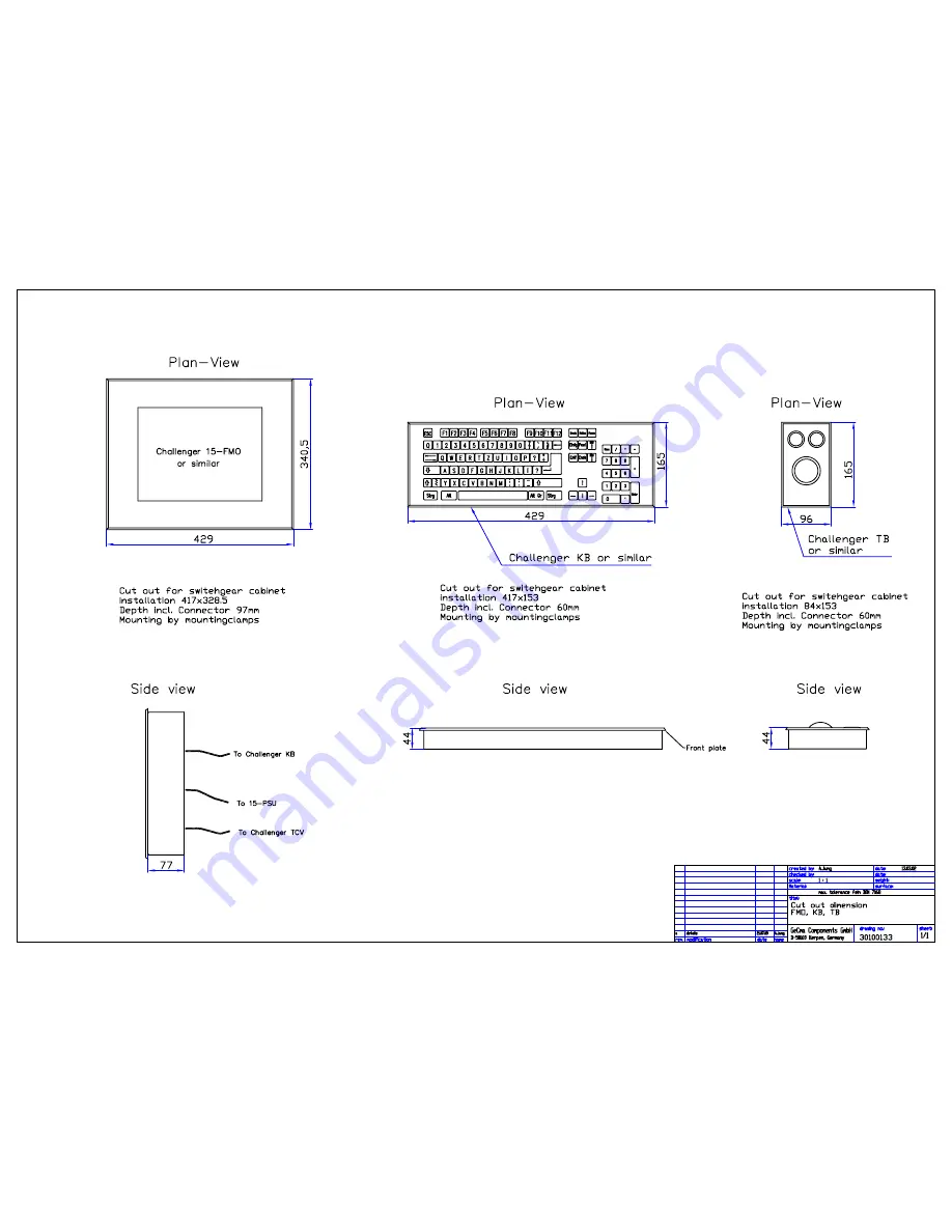 GECMA CHALLENGER 15 Inch Operating And Installation Instructions Download Page 42