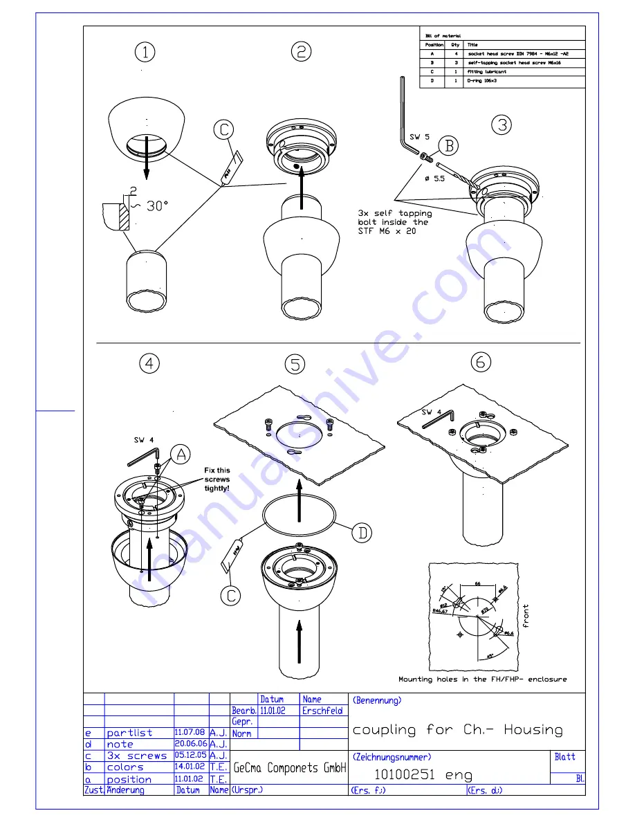 GECMA CHALLENGER 15 Inch Operating And Installation Instructions Download Page 46