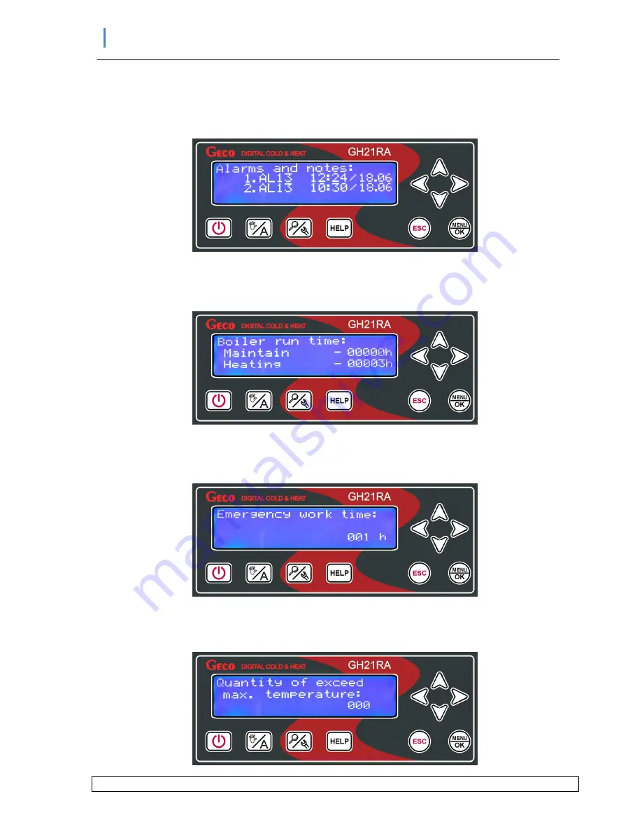 Geco GH21RA User Instructions Download Page 18