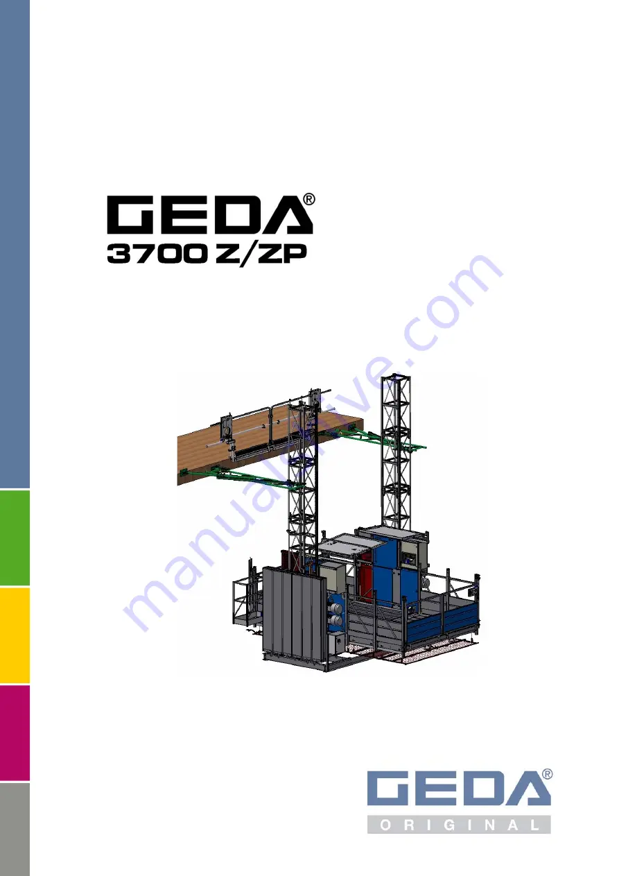 GEDA 3700 Z Assembly Instructions Manual Download Page 1