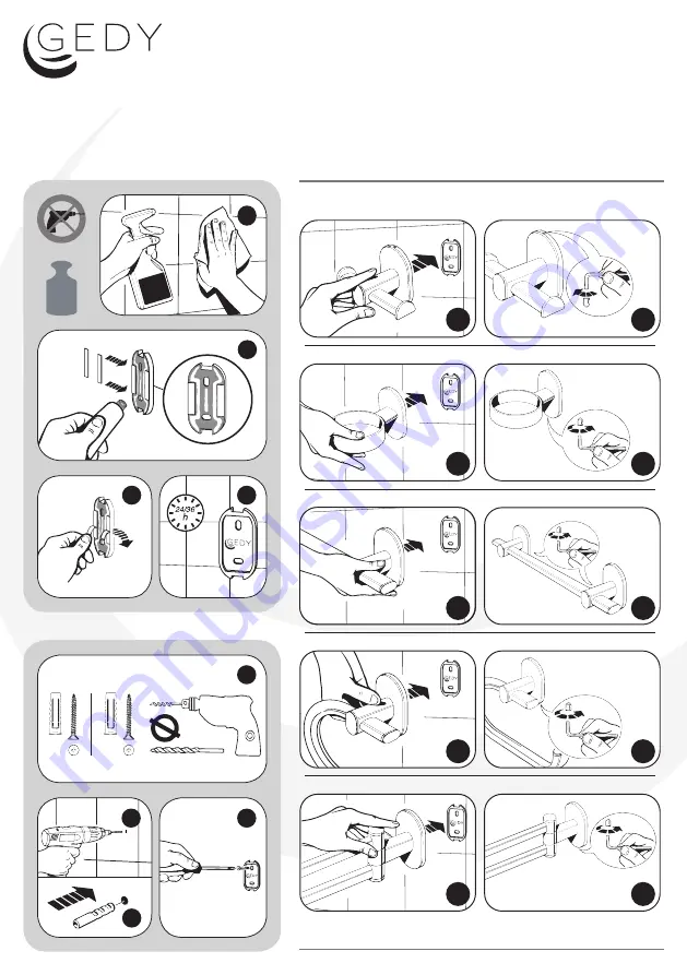 Gedy FEBO 5326 Assembly Instructions Download Page 1