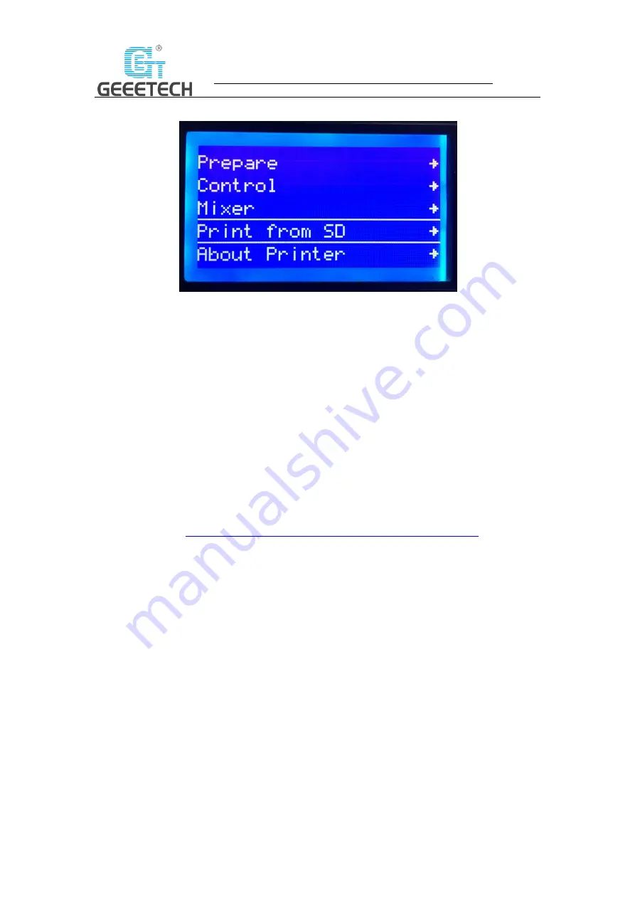 Geeetech A20T User Manual Download Page 44