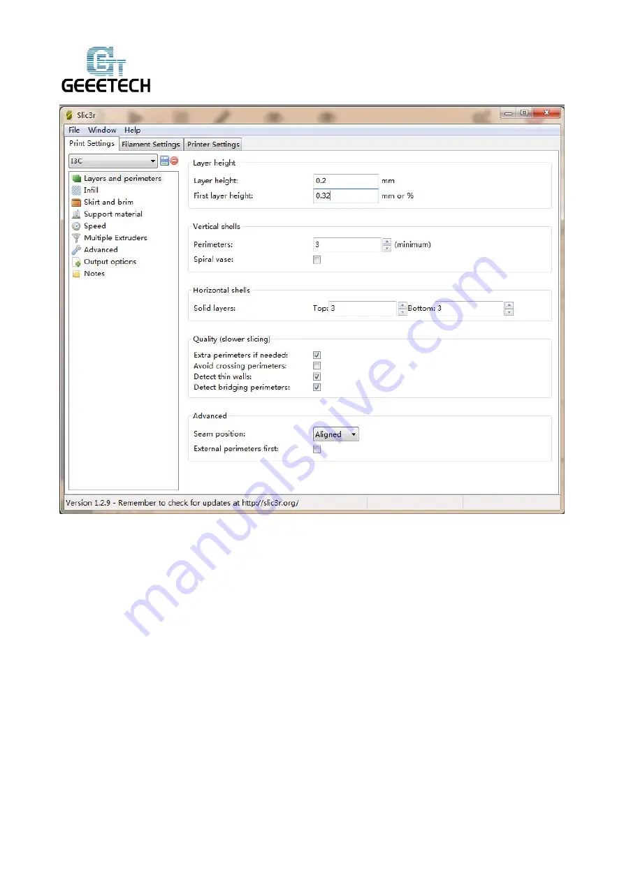 Geeetech prusaI3 pro C User Manual Download Page 29