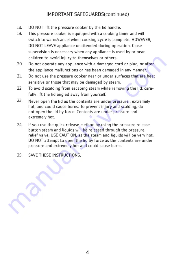 Geek YBW60B Instruction Manual Download Page 4