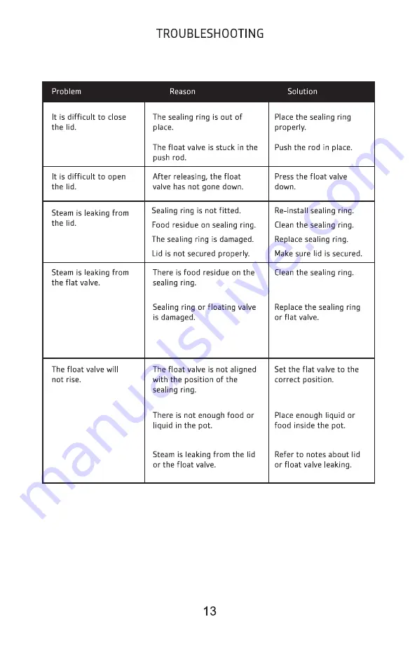 Geek YBW60B Instruction Manual Download Page 13