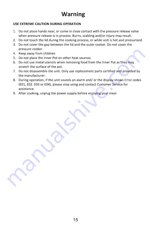 Geek YBW60B Instruction Manual Download Page 15