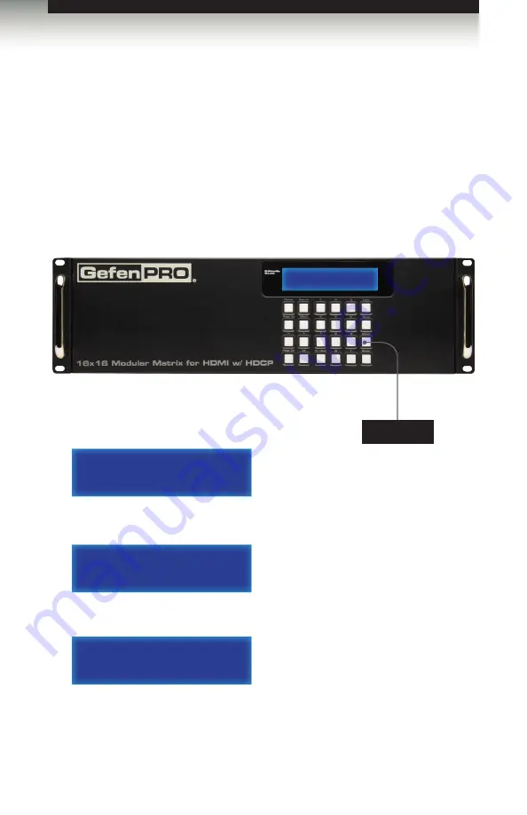 Gefen Pro GEF-HDFST-MOD-16416-HD User Manual Download Page 44